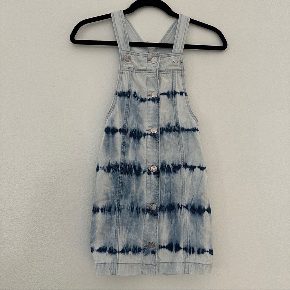 Gap Denim Tie- Dye Overall Dress
